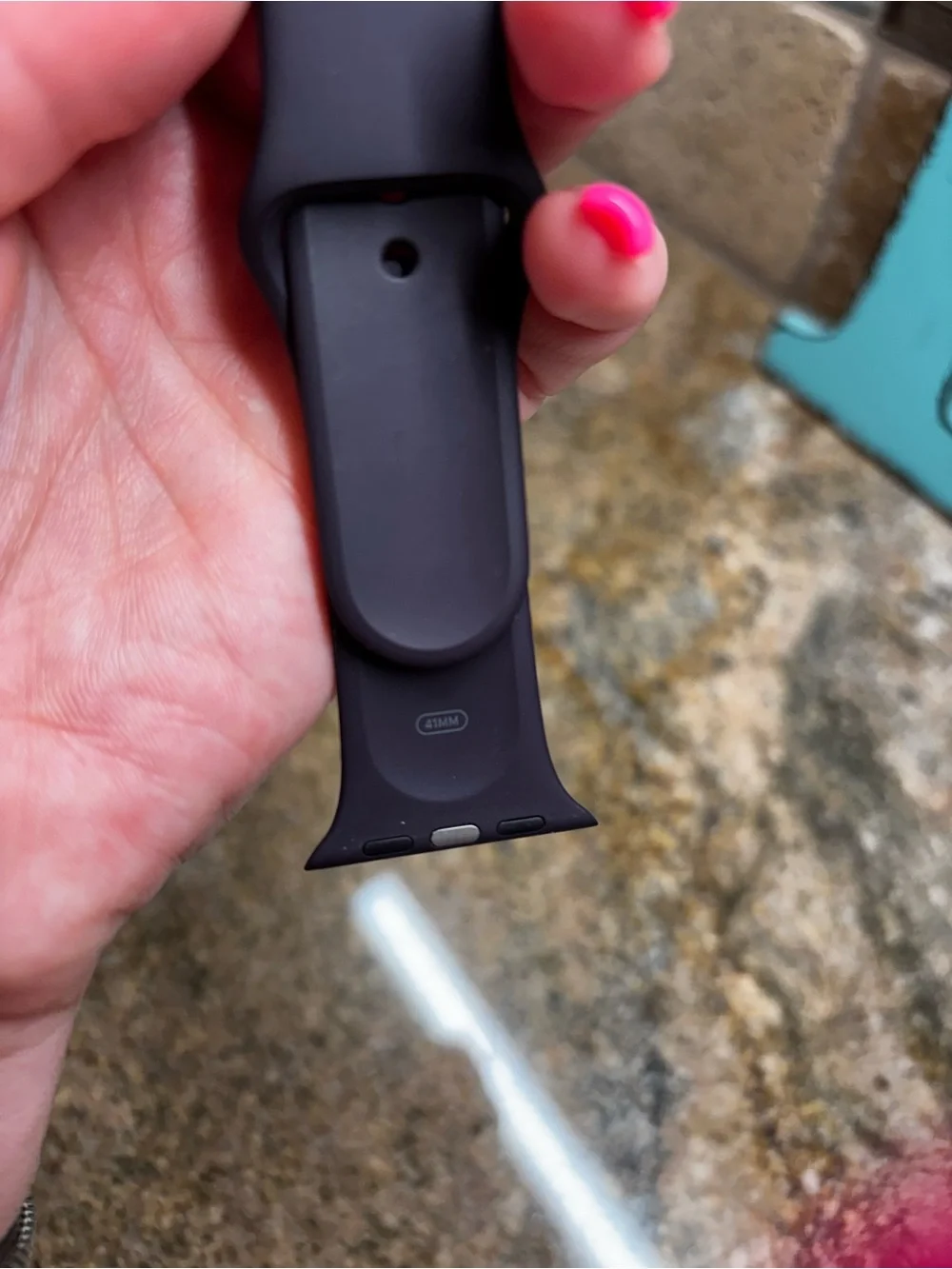 Apple Silicone Sport Watch Band - Eggplant Color